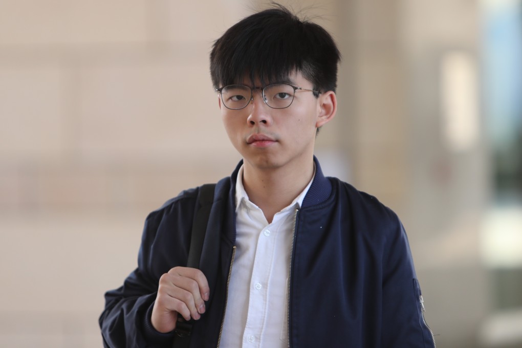 Joshua Wong sued the secretary for justice after the Correctional Services Department’s internal investigations unit concluded his complaint was unfounded. Photo: Winson Wong