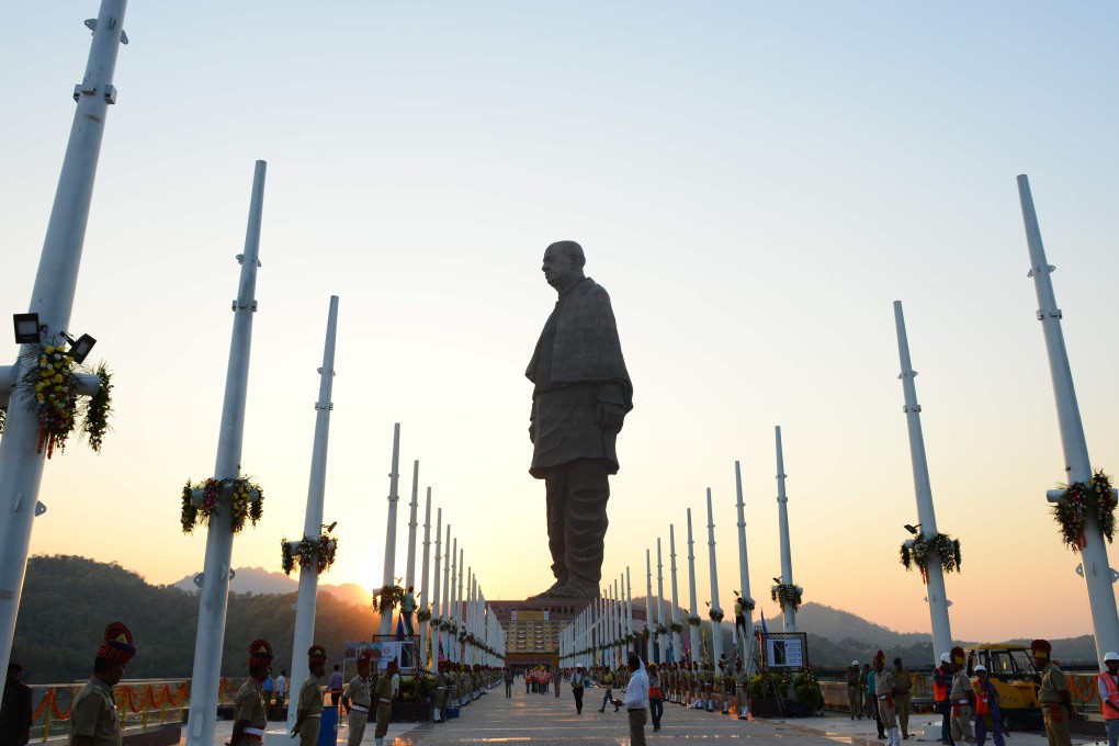 The Statue of Unity, which is dedicated to Indian independence leader Sardar Vallabhbhai Patel. Photo: AFP