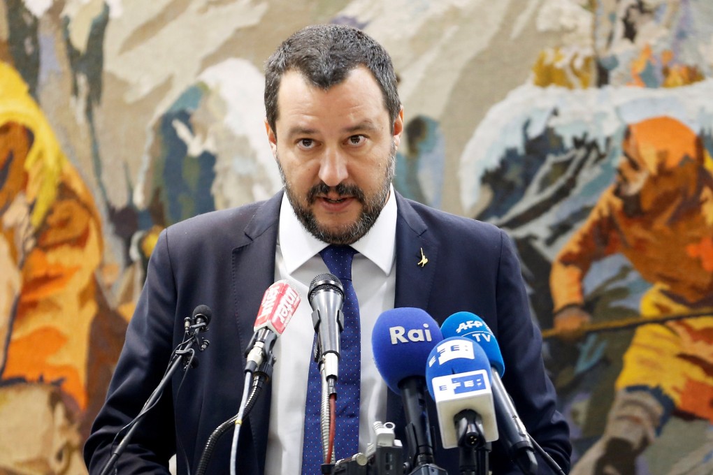 Italy's Interior Minister and Deputy Prime Minister Matteo Salvini recently stepped up his rivalry with Europe’s leadership, blaming France’s history of colonialism in Africa and intervention in Libya for Europe’s migrant crisis. Photo: Reuters