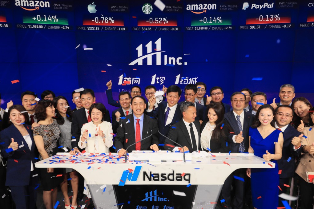 Chinese online chemist 111 Inc makes its Nasdaq debut on September 13, 2018. Photo: Handout