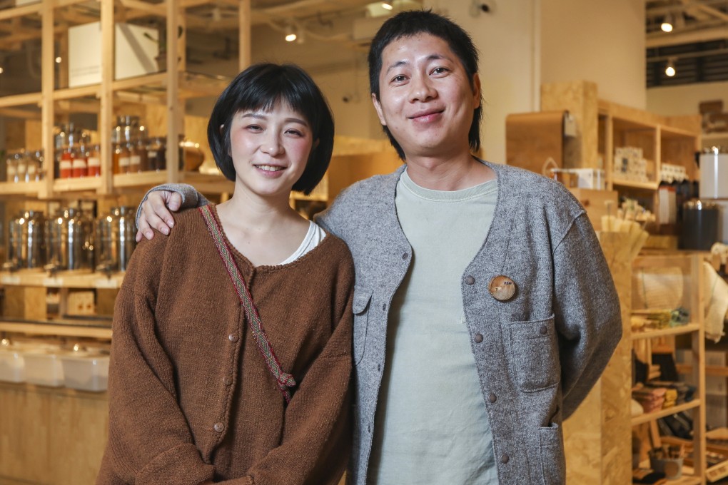 Dora Lam and Chen Kai-ping at Slowood. Picture: Xiaomei Chen