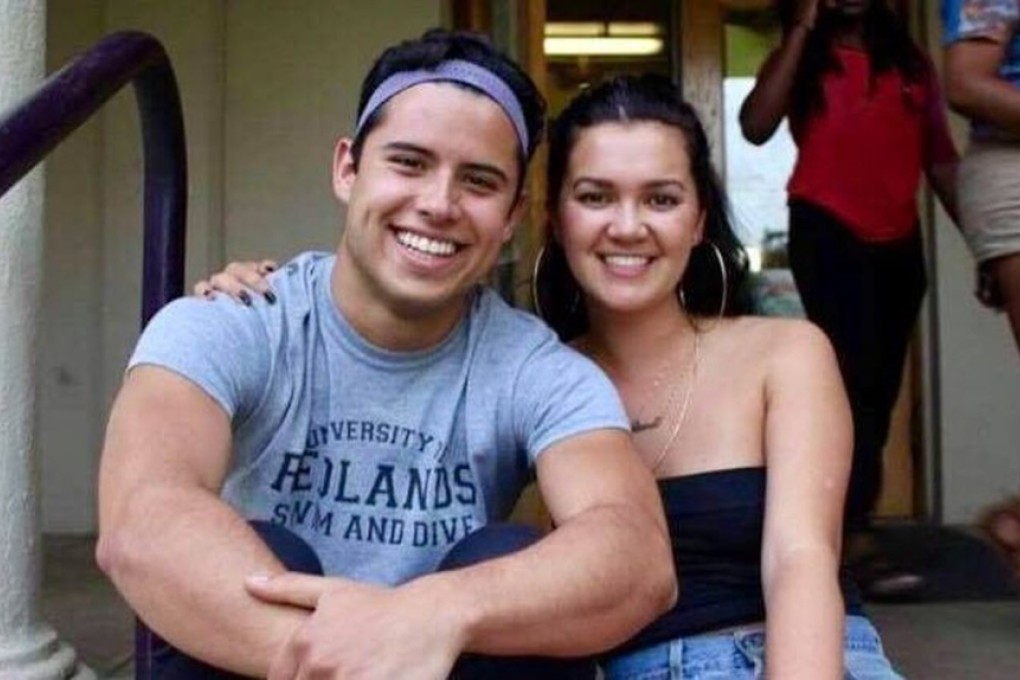 American Julian Adame with fellow student Kate Emmons. Photo: Handout