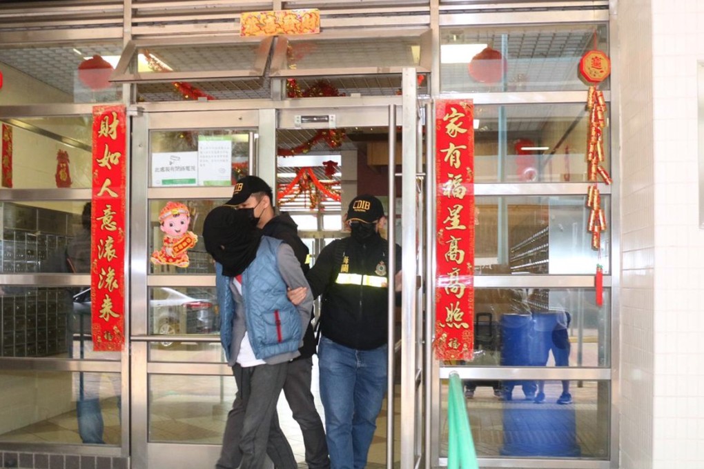 A 33-year-old Hong Kong man was arrested at the border. Photo: handout