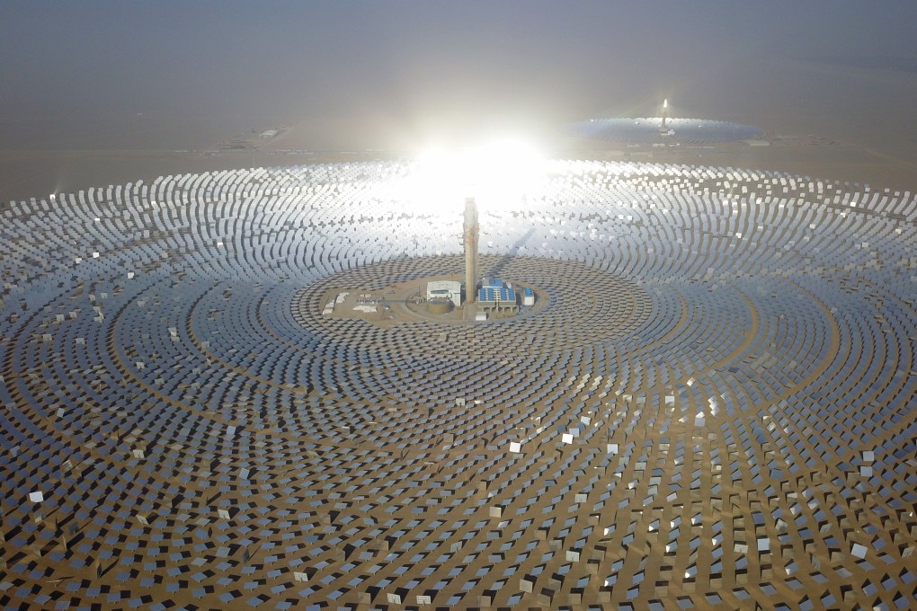 China brought 44.3GW in new solar power capacity online in 2018. Photo: Xinhua