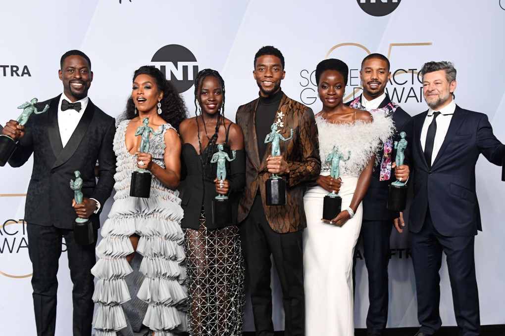 The ‘Black Panther’ cast at the 25th Annual Screen Actors Guild Awards. Photo: AFP