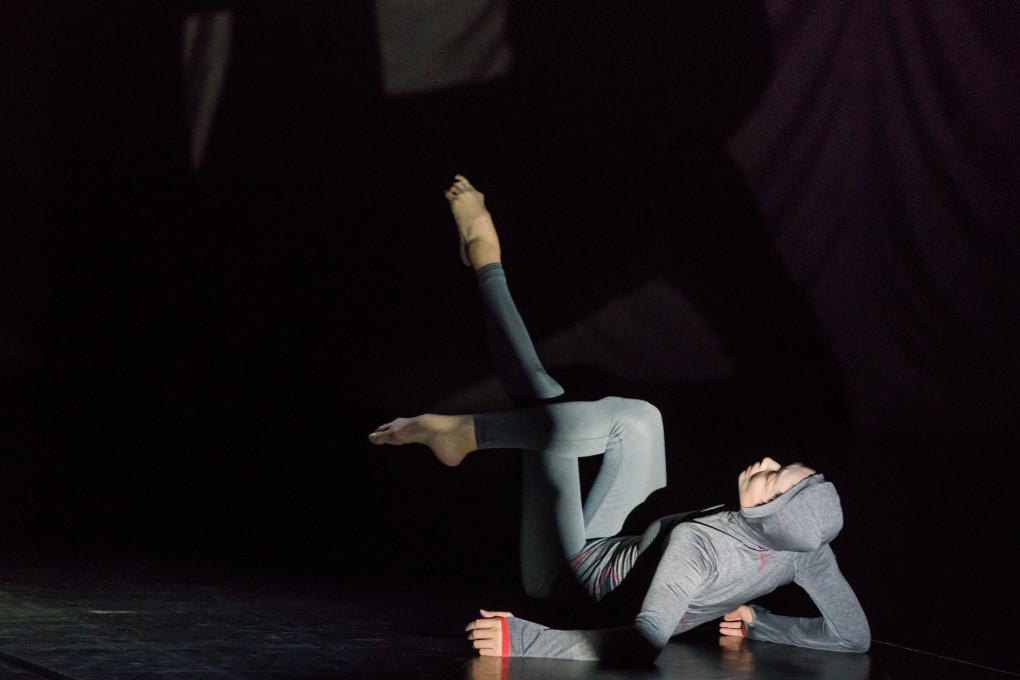 City Contemporary Dance Company dancer Qiao Yang in Almost 55 (2019), a solo show that pays tribute to her outstanding dance career. Photo: Mak Cheong Wai @ Moon 9