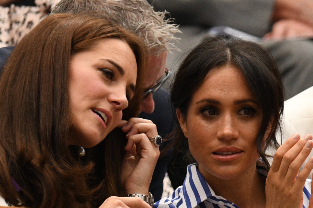 Kensington Palace staff are having to moderate online abuse aimed at the Duchess of Cambridge (left) and the Duchess of Sussex. Photo: AFP