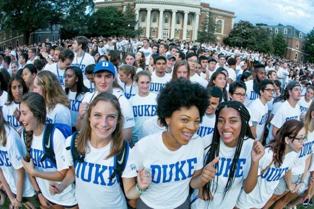 Across Duke University’s graduate and professional programmes, 1,300 of about 8,500 total students come from China. Photo: Duke University