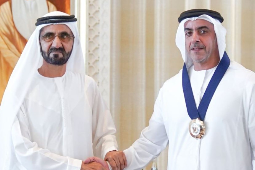 Lieutenant General Sheikh Saif bin Zayed Al Nahyan (right), the UAE’s Deputy Prime Minister and Minister of Interior, was awarded the first prize. Photo: Dubai Media Office