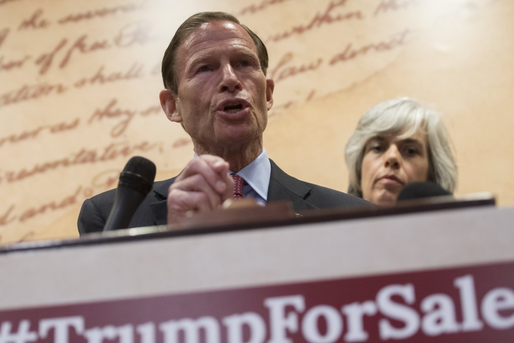 ‘I’m the last person to ask what is on Trump’s mind,’ Senator Richard Blumenthal says. File Photo: AFP