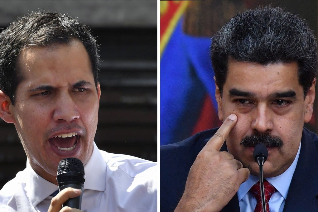 Venezuelan opposition leader Juan Guaido and President Nicolas Maduro. Photo: AFP
