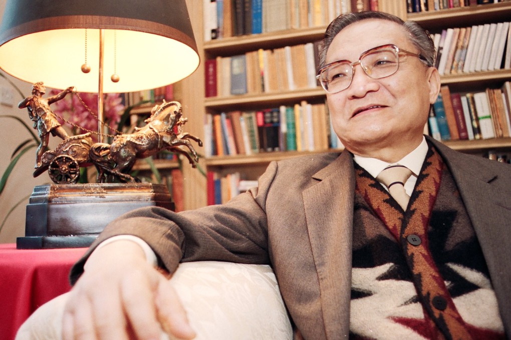 Louis Cha at his home in Hong Kong in 1994. Picture: SCMP