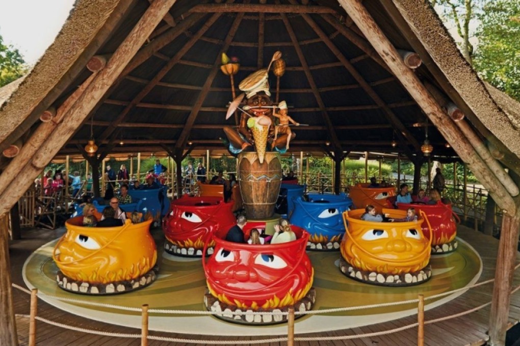 The Monsieur Cannibale ride at Efteling theme park in the Netherlands.