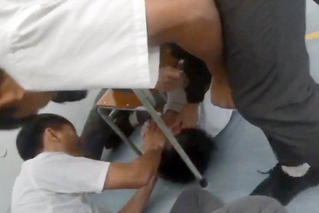 A video of a bullying incident in a Hong Kong school that went viral.