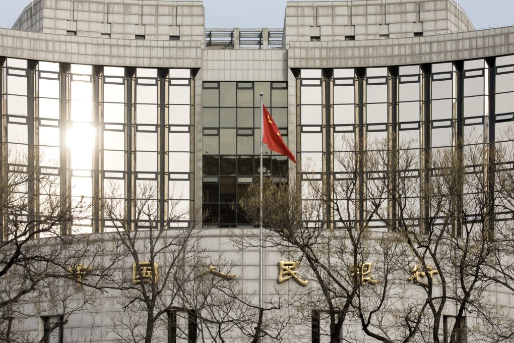 The People’s Bank of China (PBOC), China’s central bank, has added liquidity through six cuts to the reserve-requirement ratio since the start of 2018, but has not shifted the more powerful one-year lending rate since 2015. Photo: Bloomberg