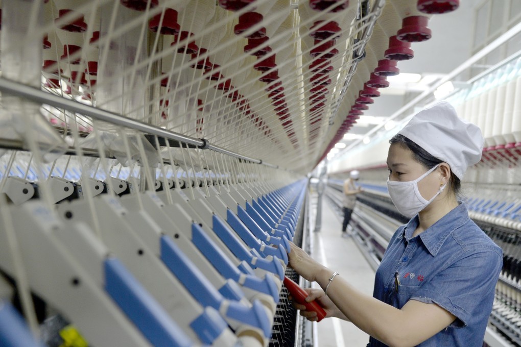 The Caixin manufacturing purchasing managers’ index (PMI) slumped to 48.3 in January from 49.7 in December, meaning Chinese manufacturing sector activity contracted for the second month in a row, and at a faster speed than the month before. Photo: Xinhua