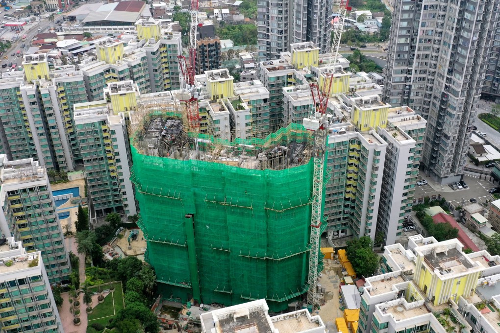 An aerial view of the residential project Reach Summit in Yuen Long on November 16, 2018. Photo: Winson Wong