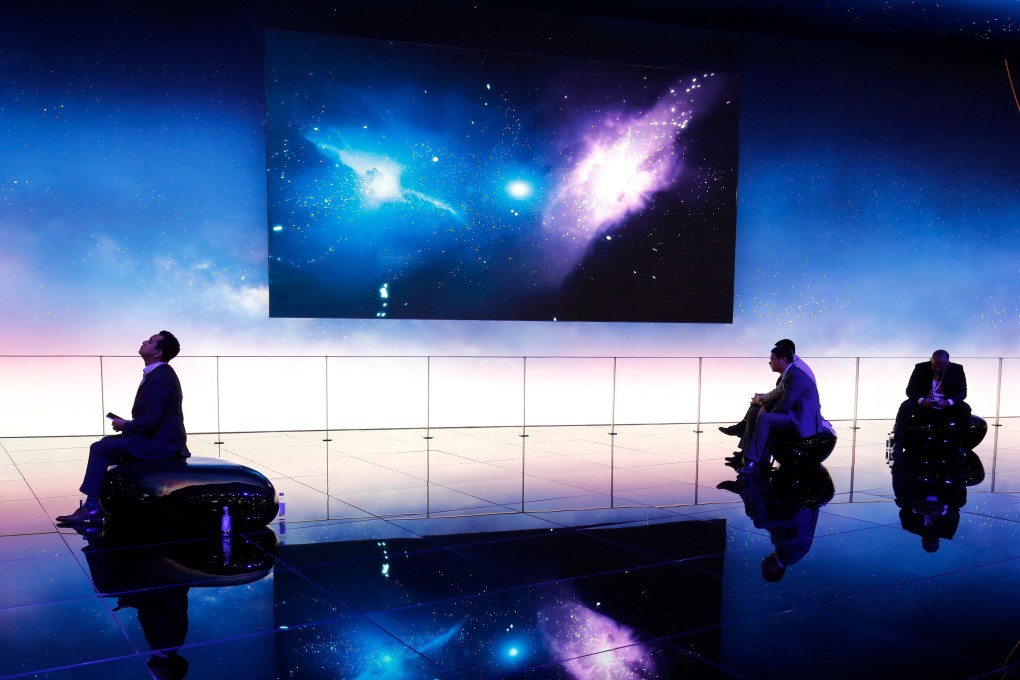 The Huawei Technologies booth at last year’s Mobile World Congress event in Barcelona, Spain. Photo: Agence France-Presse