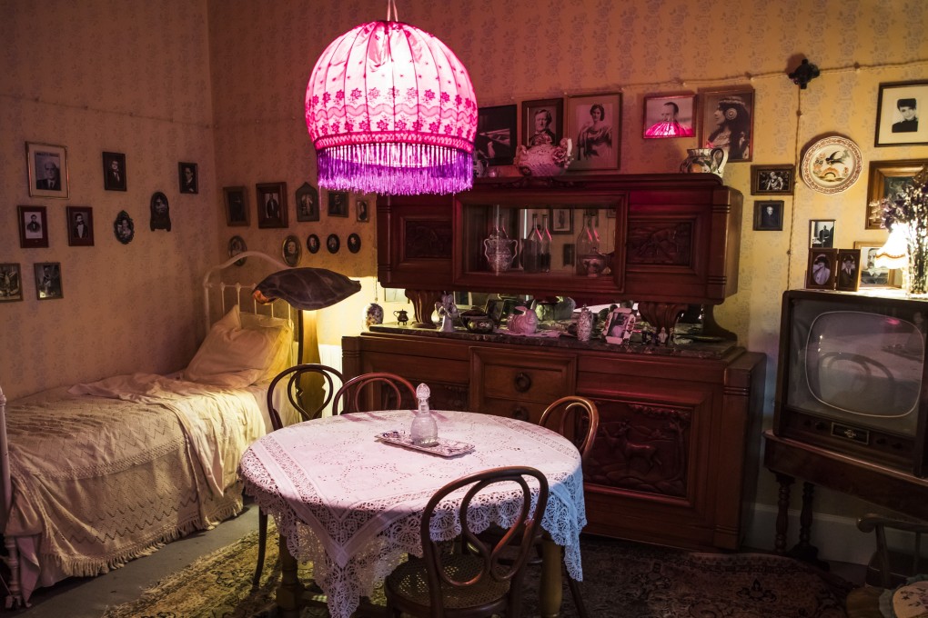 Inside a replica of a room during the Soviet period as part of the immersive art project DAU by Russian director Ilya Khrzhanovsky. Photo: EPA