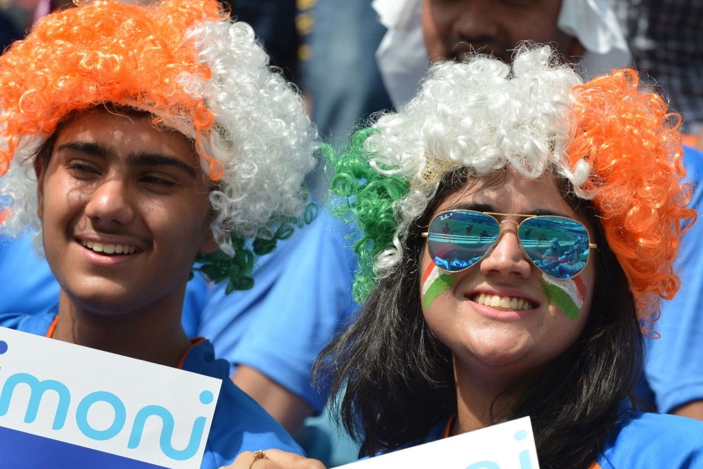 Cricket fans at a match between India and Pakistan. Photo: AFP