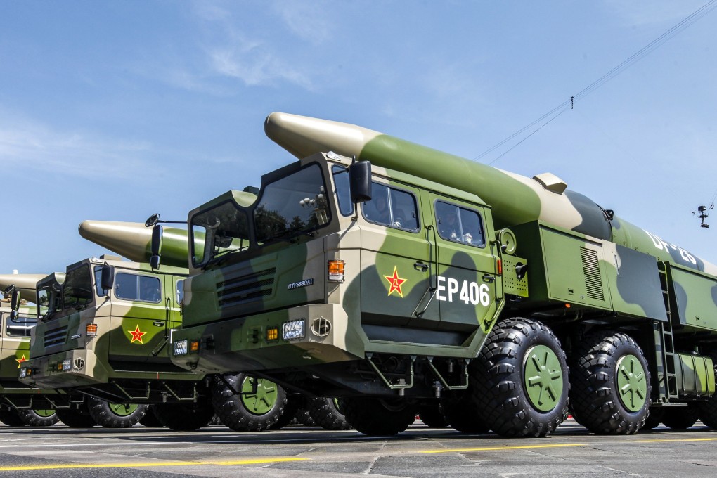 The DF-26 is a next generation intermediate-range ballistic missile that takes its nickname from the fact the US island of Guam is within its striking distance. Photo: Xinhua