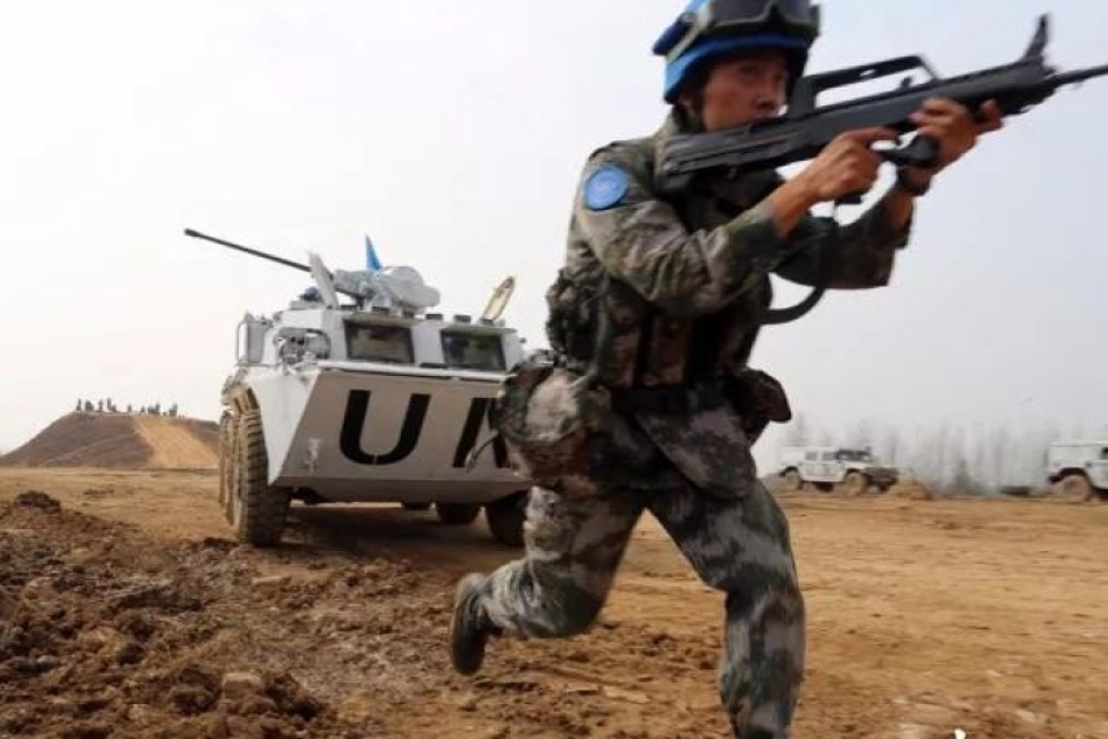 PLA troops train in Henan province in 2017 ahead of an African peacekeeping mission. Photo: army.81.cn