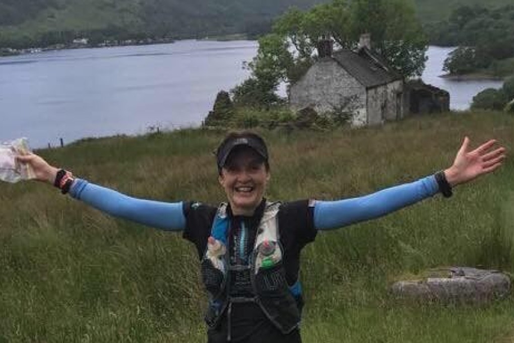 Nikki Han on the West Highland Way in Scotland. 100 miler races in brutal weather has built her mental strength for the HK4TUC. Photo: Handout