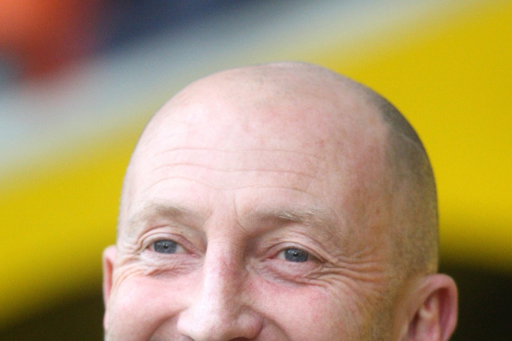 Blackpool manager Ian Holloway looks on ahead of their English Premier League match against Everton in 2010. Photo: AP