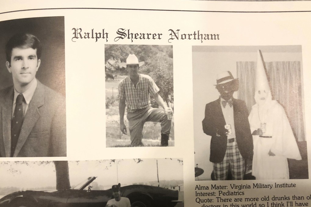 Virginia’s Democratic governor, Ralph Northam, is clinging to office amid rising calls from within his own party to resign over a photo of someone in blackface in his 1984 medical school yearbook. Photo: AP