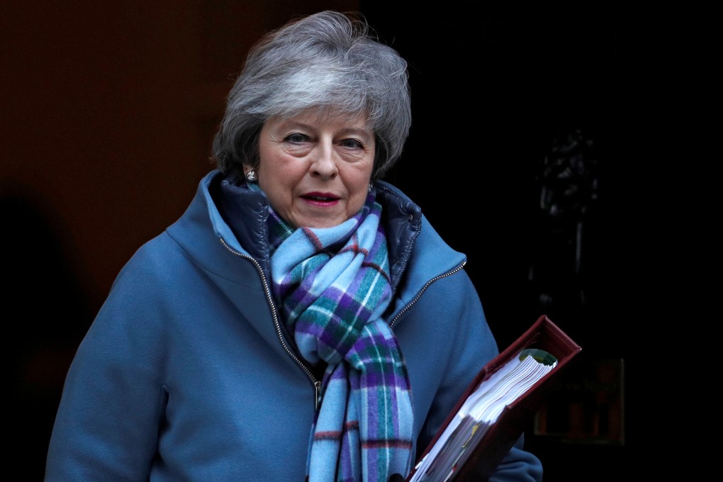 Britain's Prime Minister Theresa May is seen outside Downing Street in London, Britain January 30, 2019. Photo: Reuters