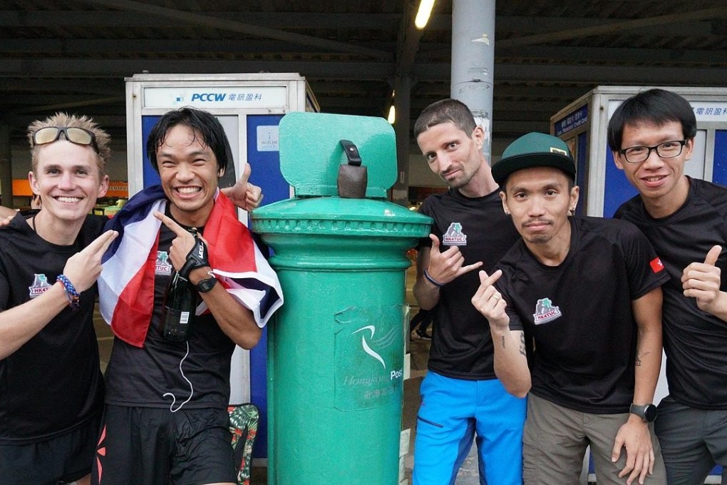 (From left) Tom Robertshaw, Phairat Varasin, Salomon Wettstein, Jag Lanante and Chiu Wen-hsiao are five of the six HK4TUC finishers. Stone Tsang Siu-Keung is missing from the picture. Photo: Patchanida Pongsubkarun