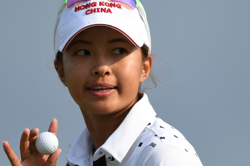 Tiffany Chan making her historic appearance at the 2016 Olympic Games in Rio. Photo: AFP