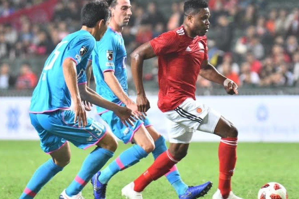 Action from the 2019 Lunar New Year Cup at Hong Kong Stadium. Photo: HKFA