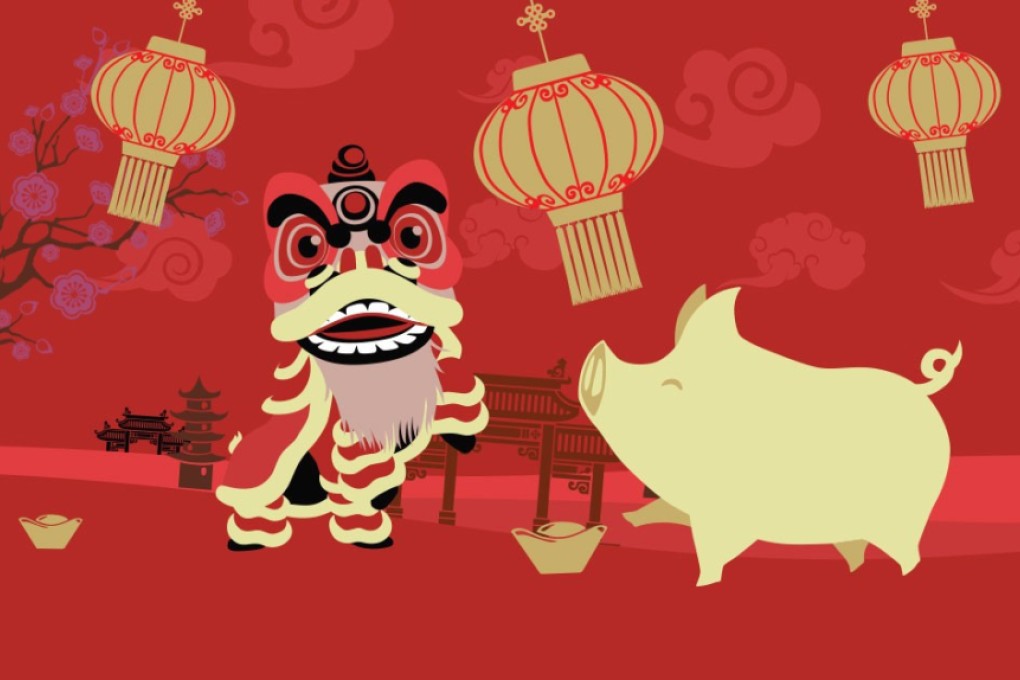 Legend has it that the pig stopped for a nap, and was the last to reach the Heavenly Gate.