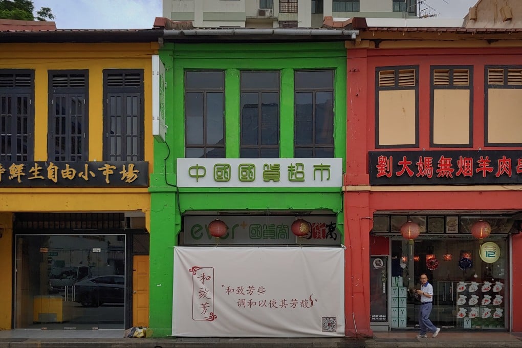 Chinese restaurants in Geylang. Immigrants from China began to flock to the area during Singapore’s construction boom at the start of the new millennium. Photo: Clifford Lee