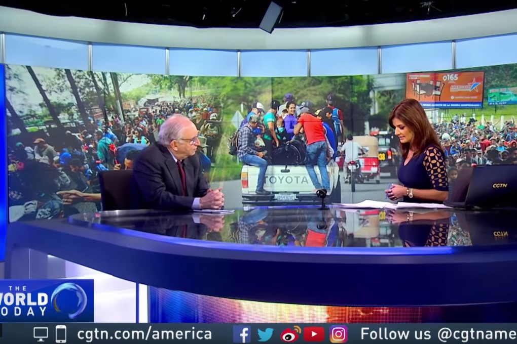 After pressure from US authorities, CGTN America has registered with Washington as a foreign agent “out of an abundance of caution”. Photo: YouTube