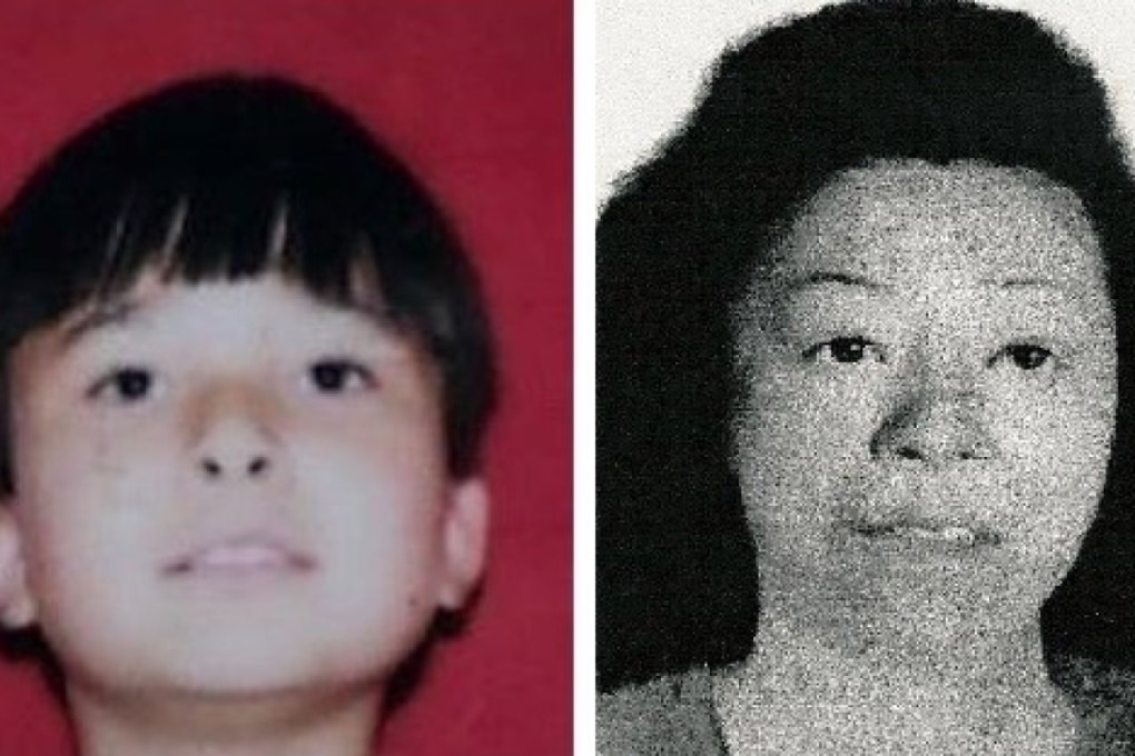 Bobby Whitt and his mother Cho Myoung Hwa, whose bodies were found 350km apart in 1998. Photos: Orange County Sheriff's Department / Spartanburg County Sheriff's Department