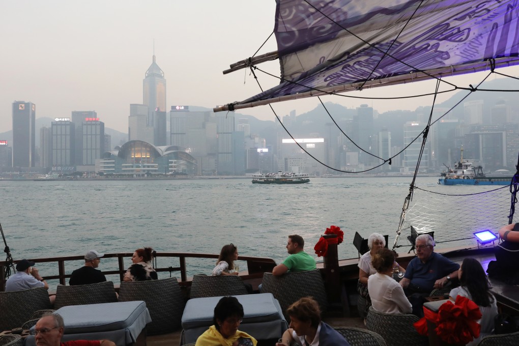 Hong Kong’s tourist numbers continue to rise, but the city’s poor air quality is also apparent. Photo: Sam Tsang
