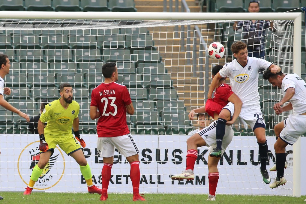 Hong Kong’s CNY select team held on to beat Auckland City and claim third sport in the Lunar New Year Cup at Hong Kong Stadium. Photos: Dickson Lee