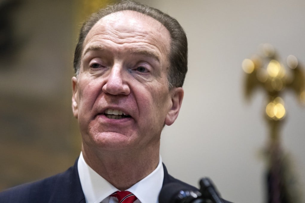 David Malpass is expected to drive a hard line with China should he be elected president of the World Bank. Photo: EPA-EFE