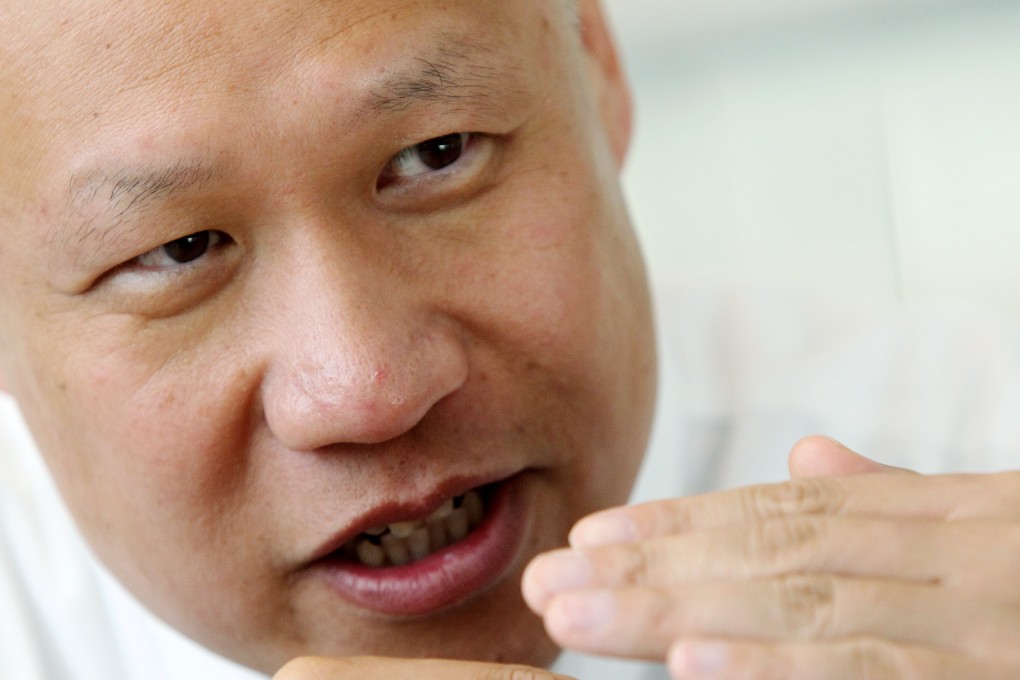 Ken Xie, founder and chief executive of US-based network security company Fortinet, sees significant opportunity ahead in the cybersecurity market. Photo: K Y Cheng