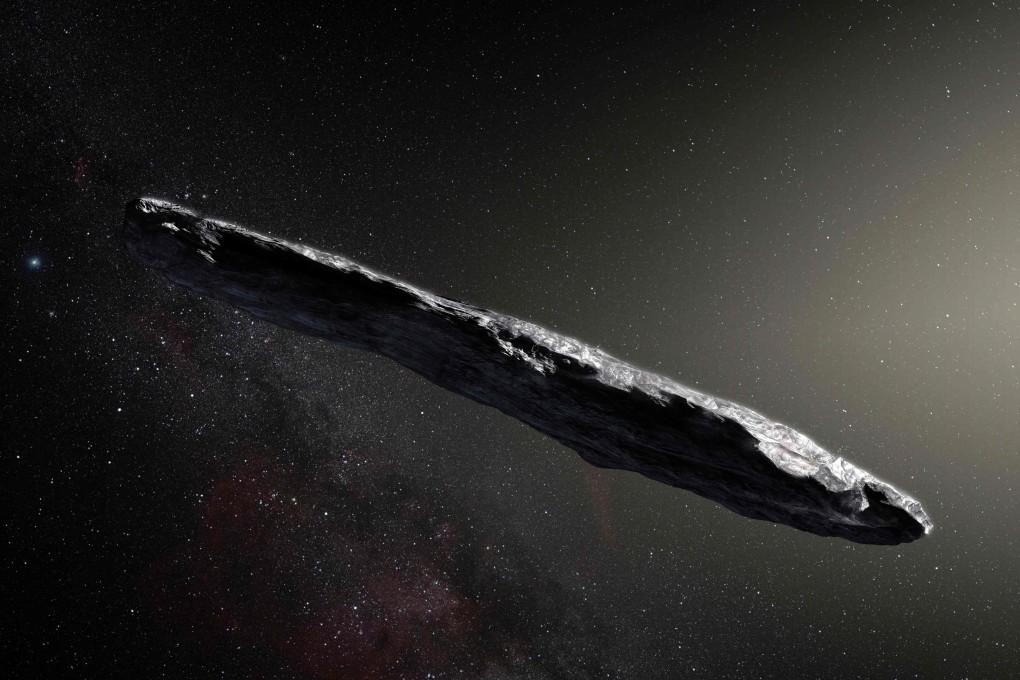Is it an alien spaceship? An artist's impression of ‘Oumuamua. File photo: AFP