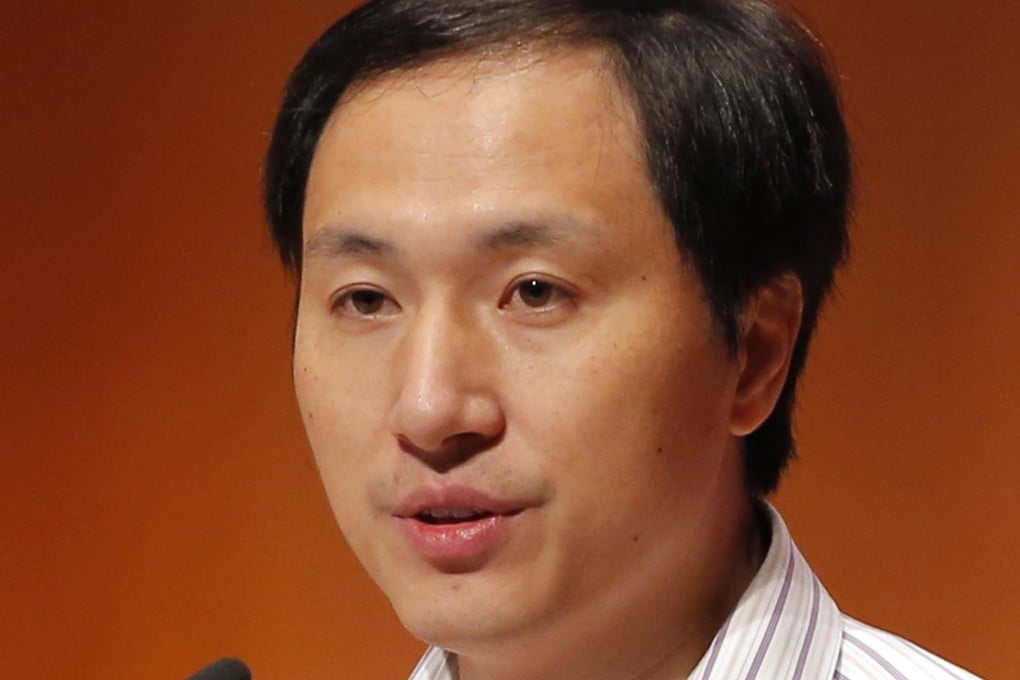 He Jiankui, a Chinese researcher, speaks during a human genome editing conference in Hong Kong in November. Photo: AP