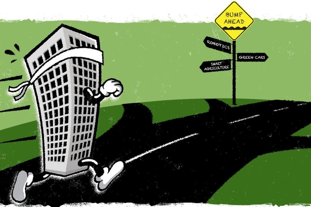 China's property developers are chasing new industries.