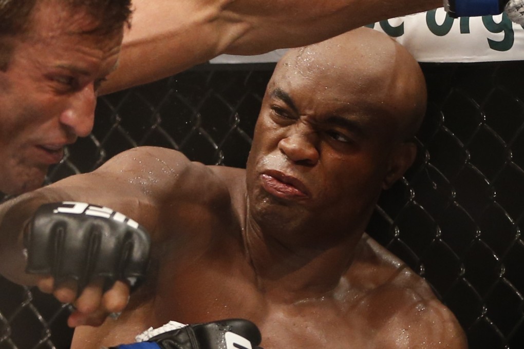 UFC legend Anderson Silva was beaten by Nigeria’s Israel Adesanya. Photo: AP