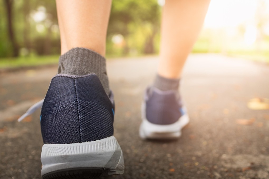 Researchers have found that walking 100 steps a minute will give adults aged 21 to 40 the recommended, moderate-intensity exercise. Photo: Alamy