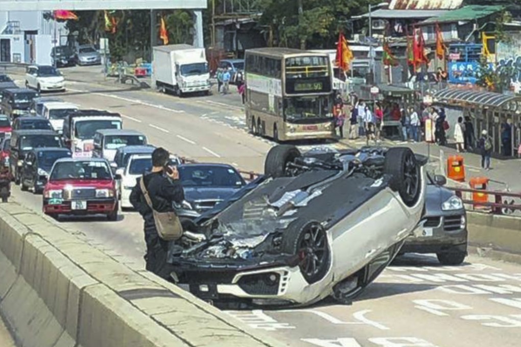 A Facebook photo showing the aftermath of the crash. Photo: Facebook