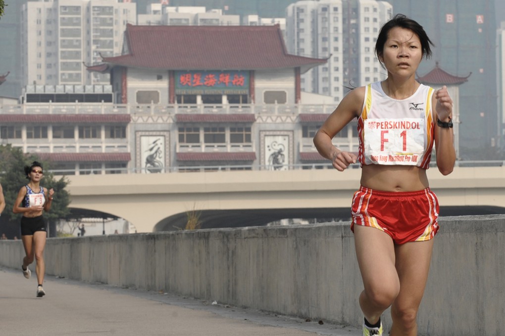 Leung Ying-suet runs the 2008 Perskindol Sha Tin 10km. She has since focused on trail running, but this weekend is back on the road. Photo: Richard Castka/Sportpix International