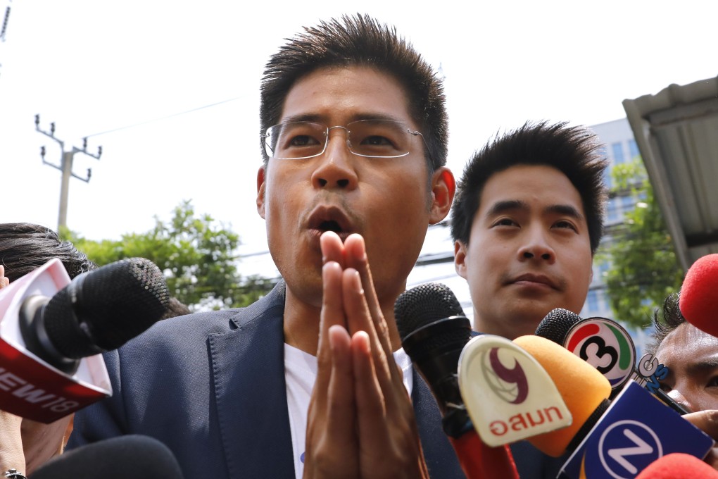 Thai Raksa Chart party leader Preechaphol Pongpanit. Photo: AFP