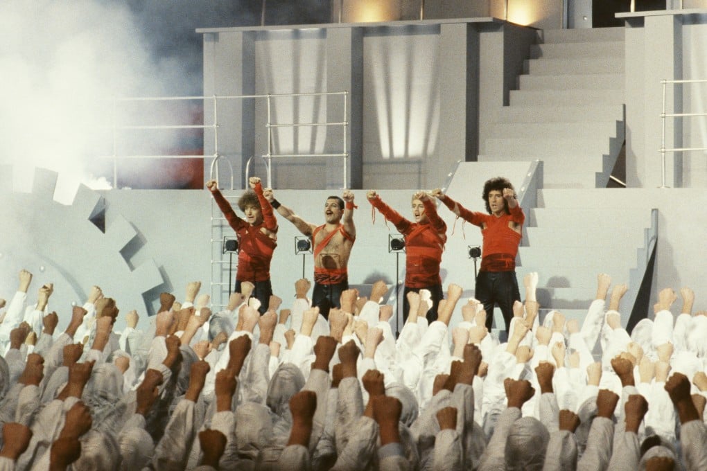 A scene from the Radio Ga Ga music video by Queen. Picture: Alamy